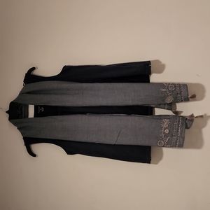 Ladie's Sonoma Life and Style Shirred Tank with Scarf Set M